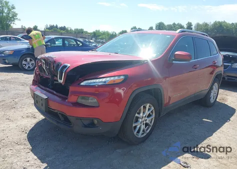 2015 Jeep Cherokee Latitude из США, поврежденный, VIN 1C4PJMCB2FW653046